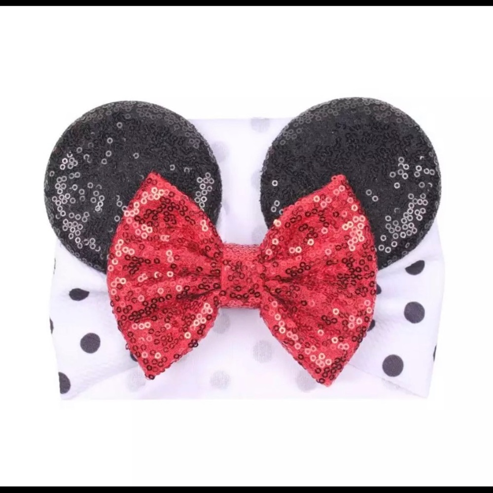 Minnie ears headband for baby